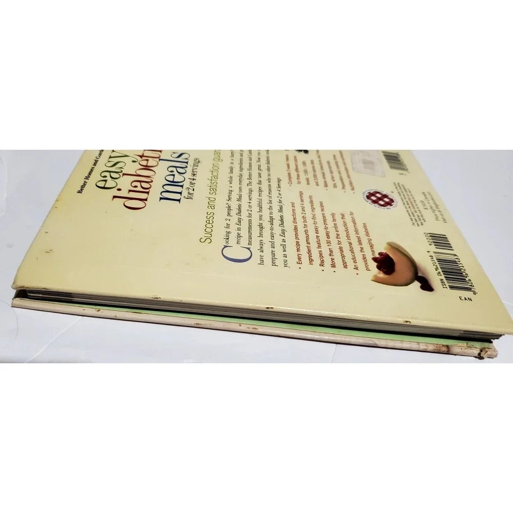 Easy Diabetic Meals by Kristi Fuller 2002 Spiral Cookbook for 2 or 4 Servings